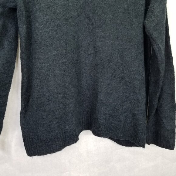 Ichi Ihamara Cardigan Women's Large Navy Blue Long Sleeve Open Sweater Alpaca - Picture 8 of 15